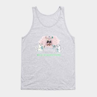 Cats Christmas Quarantine precautions Tank Top